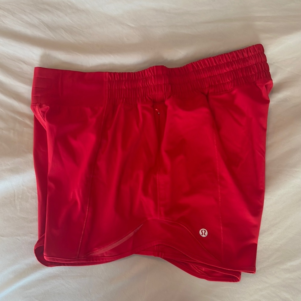 Lululemon Hotty Hot High-Rise 4” shorts.